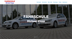 Desktop Screenshot of fahrschule-klopp.de